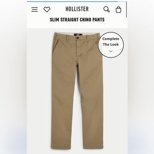 Hollister slim straight khaki pants 29/32